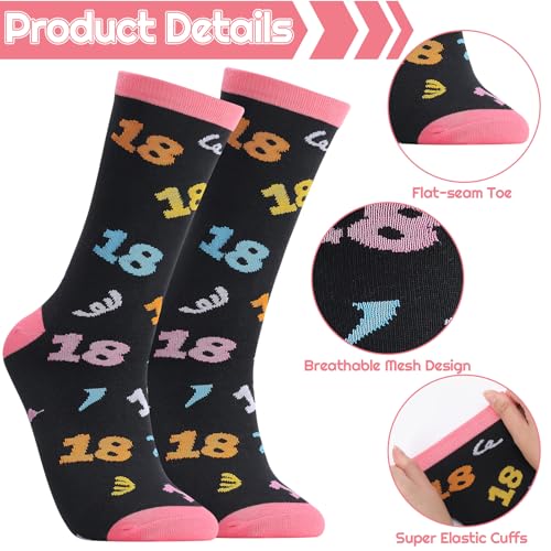 Superbes Chaussettes Nées En 2007, Chaussettes Pour 18e Anniversaire, Cadeau Parfait Pour Un Enfant De 18 Ans, Amusantes Et Confortables, Chaussettes D'anniversaire Pour Ado - France