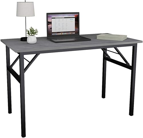 Miniatura 71 de DlandHome Escritorio plegable pequeño de 31.5 pulgadas, escritorio de computadora para oficina en casa, mesa plegable para espacios pequeños, no