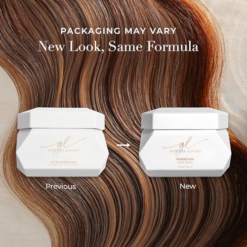 Goldie Locks Ultra Hydrating Hair Mask - Frizz Control and Deep Moisture Treatment - Adds Shine and Smoothness - Safe for Extensions & Color-Treated Hair - Protein-Free - 6.8 fl oz(Packaging May Vary) - Image 3