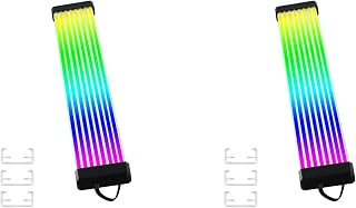 Lychae 2X RGB LED лента ARGB синхронизация плата, компьютерный блок питания, GPU, графическая карта, кабель, корпус, неоновые графические карты 8PIN