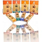 Incienso Natural Orgánico, Mezcla de Palo Santo con: Palo Santo Sándalo, Palo Santo Salvia Blanca, Palo Santo Canela, Palo Santo Lavanda, (18g) 100% Natural SGA, Hecho a Mano(5)