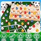 Zenoble 120 Pcs World Soccer Cup Duck 6 Style Mini Resin Ducks Small Player Ducks Little Soccer Figures for Football Party Favors Sports Team Gifts Players Fans