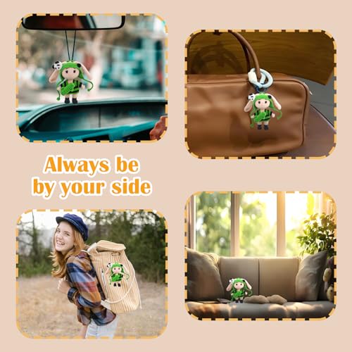 POPNANA Handmade Crochet 15cm-17cm Doll Clothes Accessories with Shoes Set Outfits Compatible Cute Dress up 5.91-6.7inch Dolls for Women Kid Boys Girls (No Doll)(Crochet Panda Set) — view 6