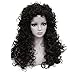 Aimole Synthetic Heat Resistant Hair Long Curly Wigs Cosplay Women Wig(6-Brown)