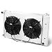 For Chevy Monte Carlo/El Camino/Camaro 3-Row Tri-Core Aluminum Radiator + 12V Fan Shroud