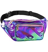 Holographic Clear Fanny Pack Belt Bag | Waterproof fanny pack for Women - Crossbody Bag Bum Bag W...