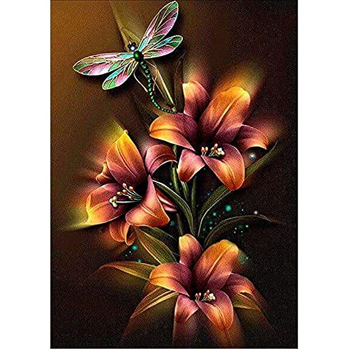 Kit Broderie Craft Diamant Haute Précision | Toile Forage Complet Motif Fleurs 80x180