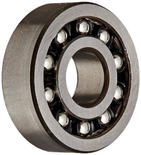 FAG 108TV-C3 Self-Aligning Bearing, Double Row, Open, Polyamide/Nylon Cage, C3 Clearance, Metric, 8mm ID, 22mm OD, 7mm Width, 36000rpm Maximum Rotaional Speed, 125lbf Static Load Capacity, 600lbf Dynamic Load Capacity