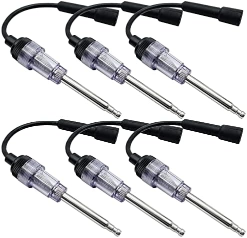 6 Pcs Car Spark Plug Tester - Spark Plug Tester Engine Ignition Coil Tester, Spark Plug Tester with Case, Spark Plug Tester Automotive Set