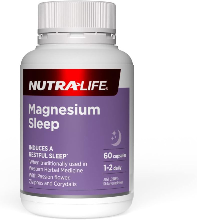 Nutralife Magnesium Sleep, 60 count Health, Household