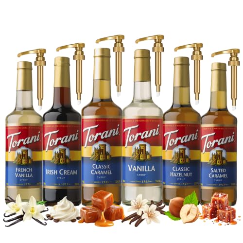 Torani Barista Classics Syrup Variety | 6-Pack