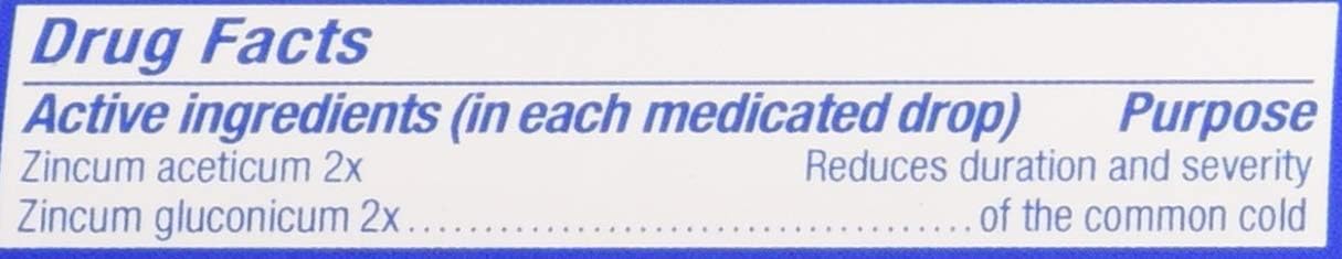 Zicam Cold Remedy Medicated Fruit Drops, Assorted Fruit, Homeopathic Cold Remedy, Clinically Proven to Shorten Colds When Taken at The First Sign of Symptoms, 25 Count (Pack of 2)