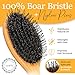 Premium Boar Bristle Hair Brush for Thick Hair Set. Hairbrush for Women With Thick, Long or Curly Hair. Restores Hair's Shine and Health. Comb, Travel Bag & Spa Headband Included