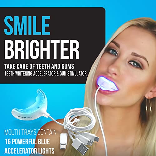 Oral Care Gum Light Tray from Starlite Smile for Android, iPhone, USB, USB-C Comes with Machine-Washable Mesh Storage Bag - Thumbnail 6