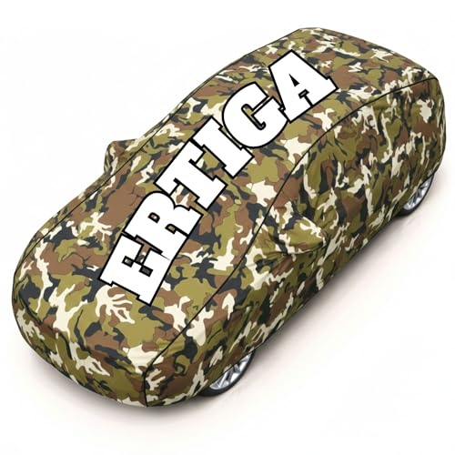 Image of Superior Grade Quality Ertiga Cover (All Variants) Car Body Cover - 100% Waterproof Custom Fit with Mirror Pockets | Triple-Stitched Elastic Design, Heat Reflective, Anti-Dust, All-Weather