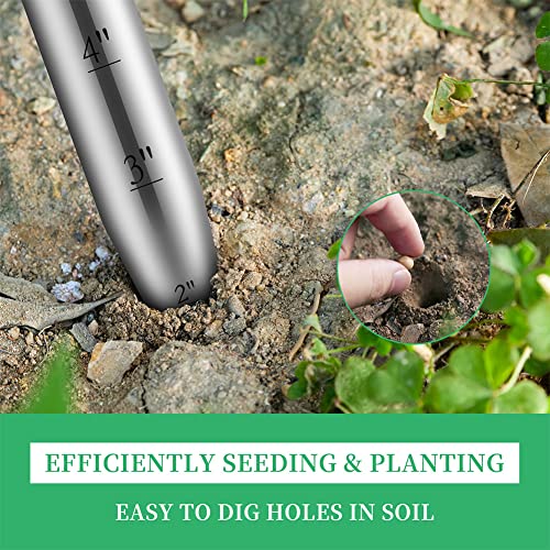 Hand Dibber, Seed Dibber, Bulb Planter Tool, Seed Planter Tool, Hole Digger For Plant Labels, For Self Watering Stakes, Hand Held Bulb Planter For Tulip Daffodil Crocus Garden Tool #TOP2
