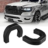 Tow Hooks Covers Hitch Cover Customized Car Tow Hooks Compatible with RAM 1500 Accessories 2019-2025, 2026 (Black)