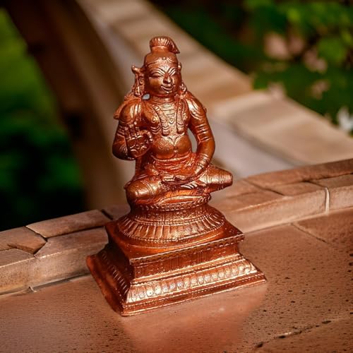 Image of Copper Idols, Handmade,Nammazhwar 3.5 inches, 415 Grams Pack of 1 Piece