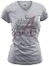 NCAA Alabama Crimson Tide Women's Fitted College Logo V-Neck Tee, Large