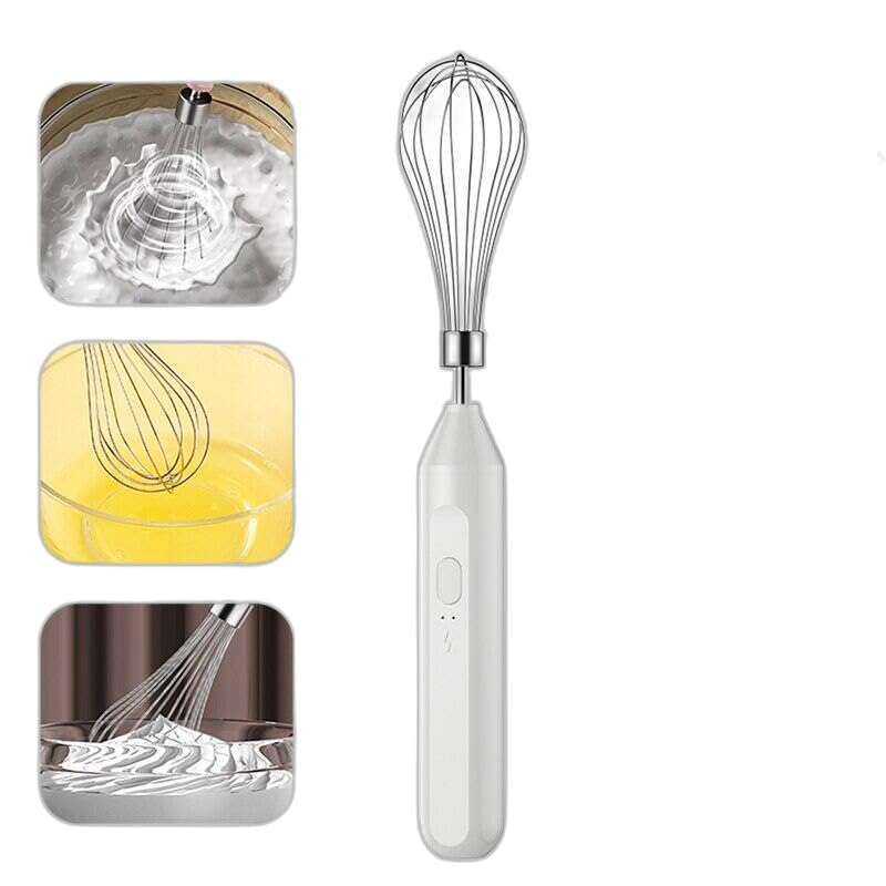 Mann Mart™ Versatile Handheld Electric Mixer & Frother for Coffee, Drinks, & Eggs - Easy Cleaning, Quick Frothing, Efficient Mixing-image-15