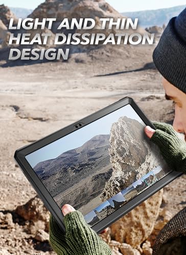 Image of SUPCASE for Samsung Galaxy Tab A9 Plus Case with Stand (Unicorn Beetle Pro), [Built-in Screen Protector] Heavy Duty Rugged Kickstand Protective Tablet Cover for Galaxy Tab A9 Plus 11 Inch, Black
