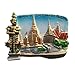 Bangkok Tailandia 3D Imán de nevera Artesanía Recuerdo Resina Refrigerador Imanes Colección Regalo de viaje
