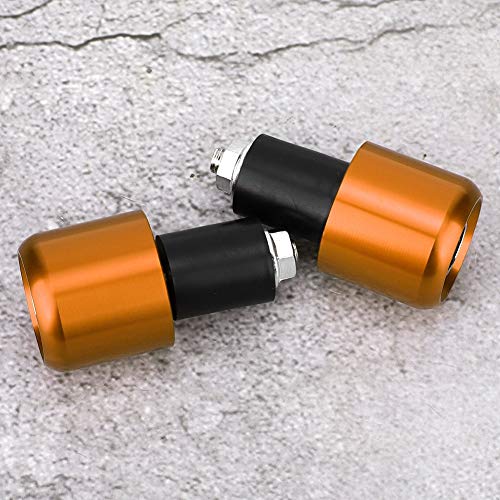 aqxreight Motorcycle Handlebar End Plug Set Stylish Decorative Accessory for 22mm Handlebars (Gold), aqxreightz42d9hqugf-04