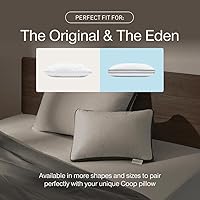 Vista 6 de Coop Home Goods - Fundas protectoras de almohada hipoalergénicas con zíper, 2 unidades, funda de rayón derivado de bambú, lavable a máquina