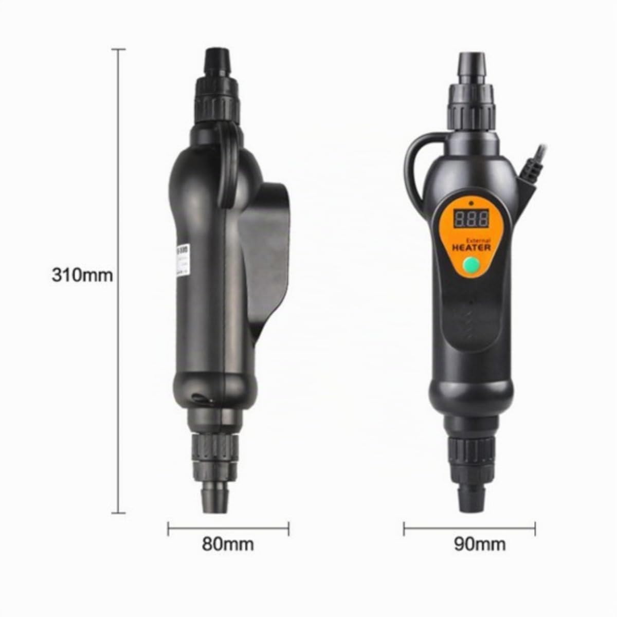 Calentador externo de acuario con temperatura ajustable, 300 W/500 W (300 W)