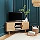 BAÏTA Amana TV-Schrank, L115cm, Buchenholz