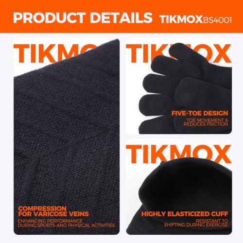 Image of Compression Toe Socks,Women Mens Knee High Toe Socks,Support for Running & Travel