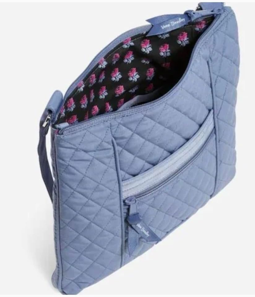 Vera Bradley Microfiber Crossbody Hipster Rustic Blue