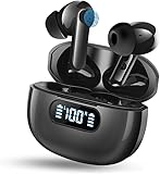 Wireless Earbuds Bluetooth 5.4 Headphones, 2026 Hi-Fi Stereo Bass Ear Buds, 4 ENC Noise Cancelling Mic 48Hrs in-Ear Earphones IPX7 Waterproof Sport Workout for Laptop Pad Android iOS Phone Running