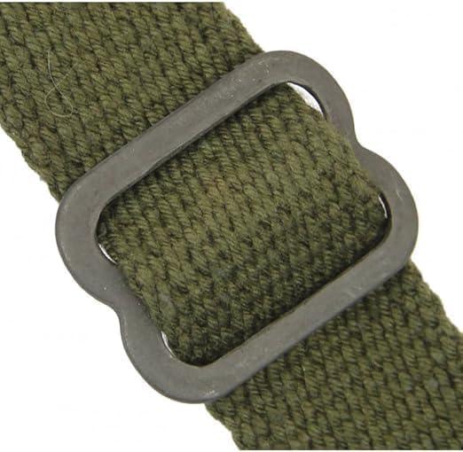 M1 Carbine Sling WWII Reproduction Canvas Sling (OD Green)