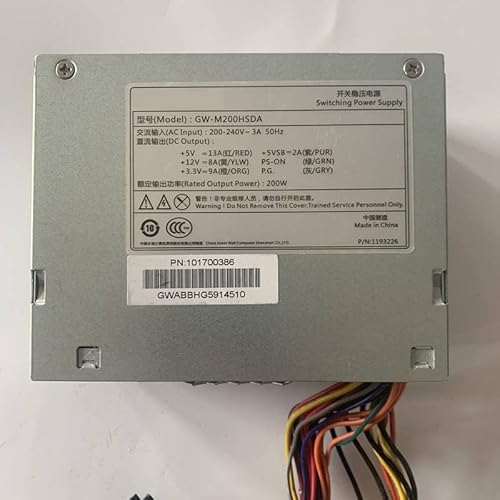 PSU For DVR NVR 8632 8616 8808N 20Pin SATAx4 200W スイッチング電源 GW-M200HSDA