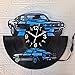Classic Muscle Car Vinyl Record Wall Clock, Surprise Creative Wall Decorations, 12 in Diameter, Black