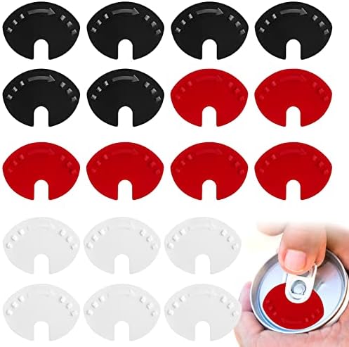 Lot De 12 Bouchons Réutilisables Pour Canettes - Couvercle Plastique ABS Anti-éclaboussures Et Poussière - 8