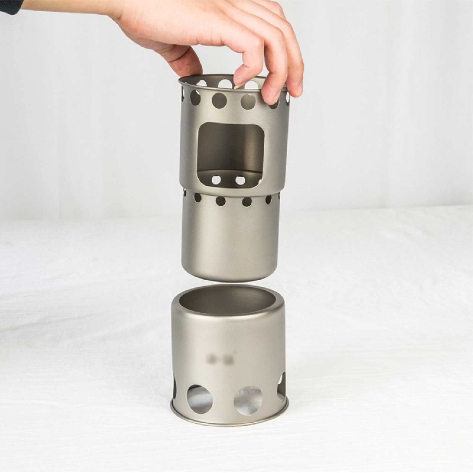 Amazon.co.jp: ミニキャンプ薪ストーブ、ポータブルピクニッククック