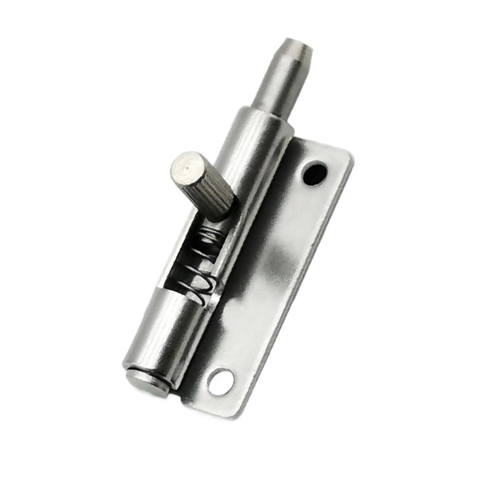 Loquet à ressort en fer galvanisé F6-20 avec goupille de porte rétractable pour placard