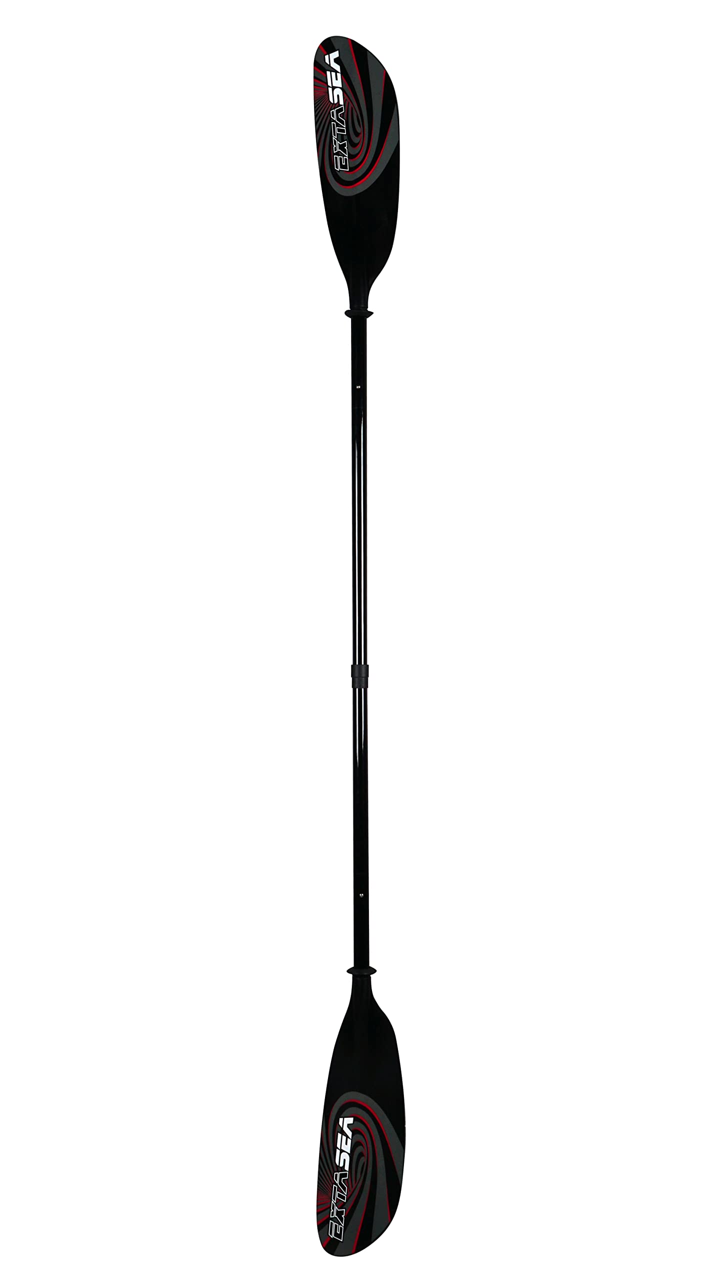 ExtaSea Super-Touring Fiberglas Vario Doppelpaddel 230-240 cm | 4-teilig red