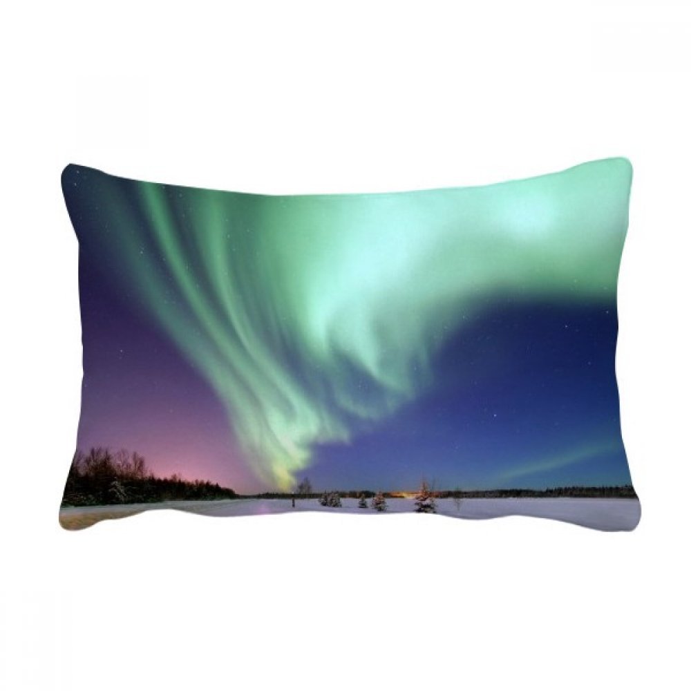 Oreiller lombaire arctic aurora pour une ambiance de salon cocooning