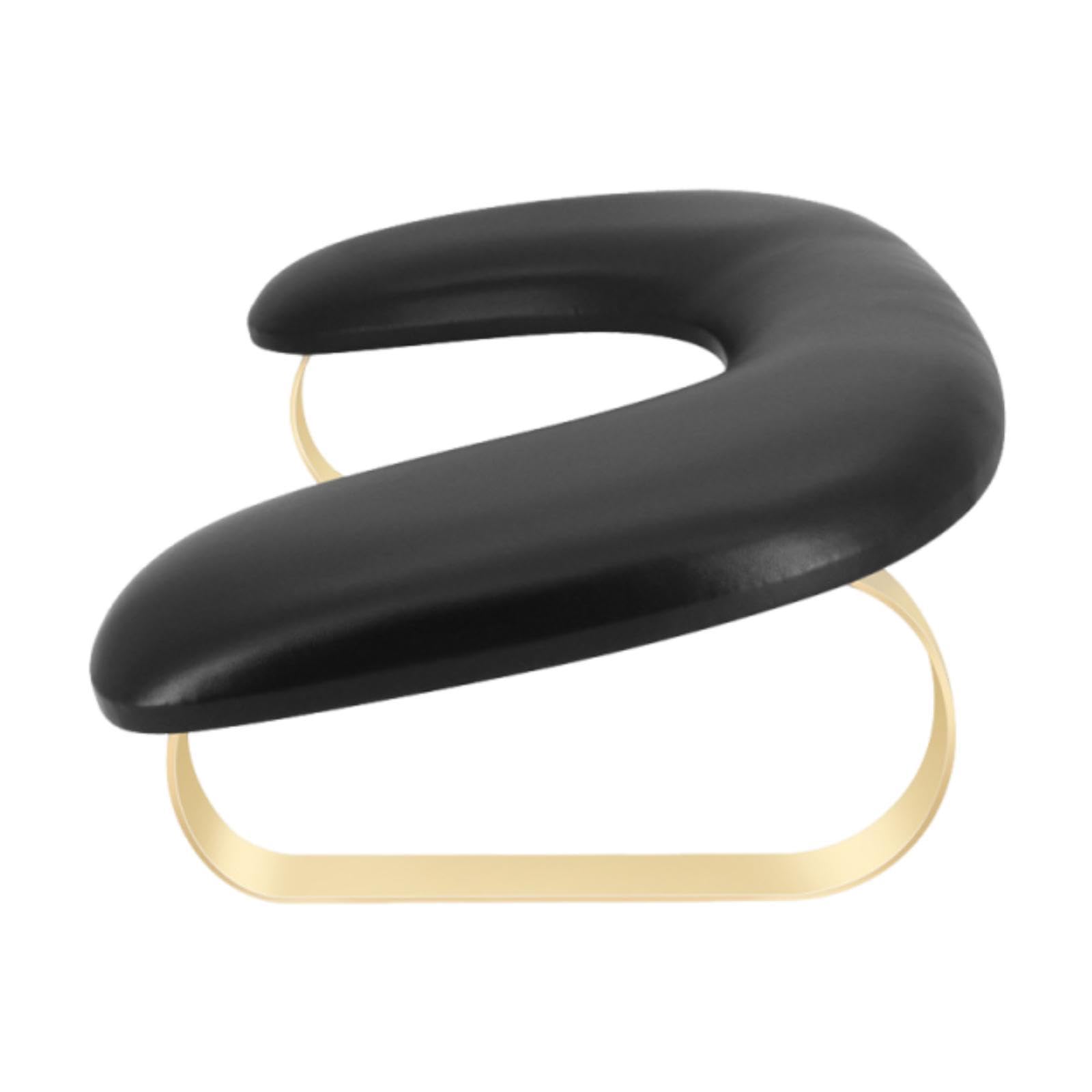 Almencla Nagelkissen Handauflage Kissen, Maniküre Armauflage Handkissen für Nails Tech Home DIY, Schwarz