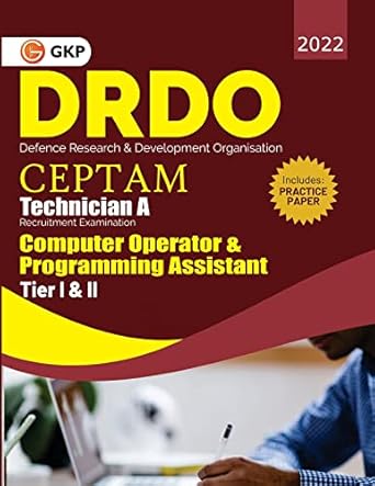 Buy DRDO CEPTAM - Technician 'A' Tier I & II : Computer Operator ...