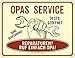 Produktbild RAHMENLOS Opa's Service Blechschild
