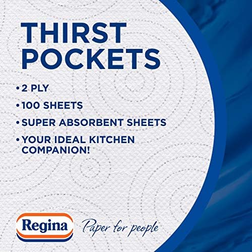 Regina Thirst Pockets Kitchen Roll, 6 Rolls