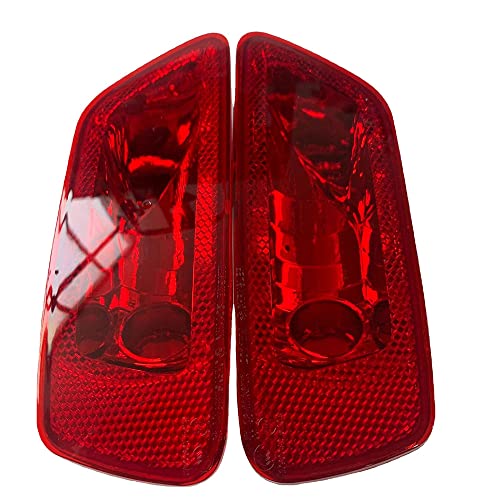 2 Peças Refletor De Pára-choque Traseiro Luz Lanterna Traseira Luz De Freio Para Jeep Grand Cherokee