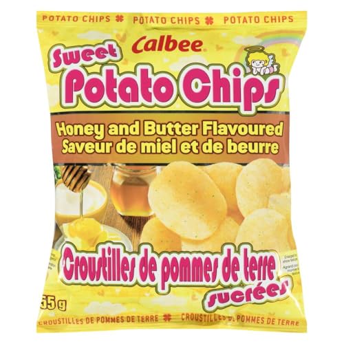 Calbee Honey and Butter Flavored Sweet Potato Chips 55g/2 oz