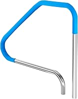 Vista 17 de VEVOR Pasamanos para Piscina, 2 PCS Barandilla de 30x30 pulgadas, Acero Inoxidable con Placa Base para Interiores/Exteriores, Barandilla