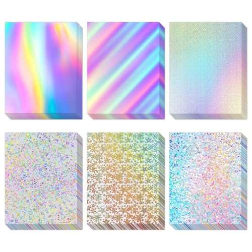 Papier cartonné pailleté brillant 120 feuilles pour scrapbooking et loisirs créatifs 250g