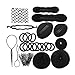 PIXNOR Hair Styling Accessories Kit Set for DIY
